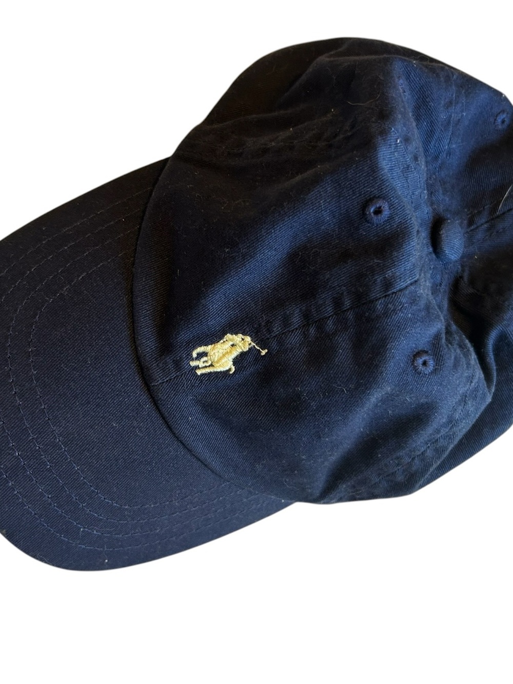 Polo Ralph Lauren toddler unisex navy blue adjustable hat cap 2T-4T preppy retro